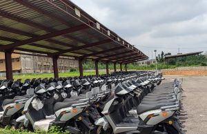 Drama-as Hundreds of electric bikes dumped at Oyo LG service commission